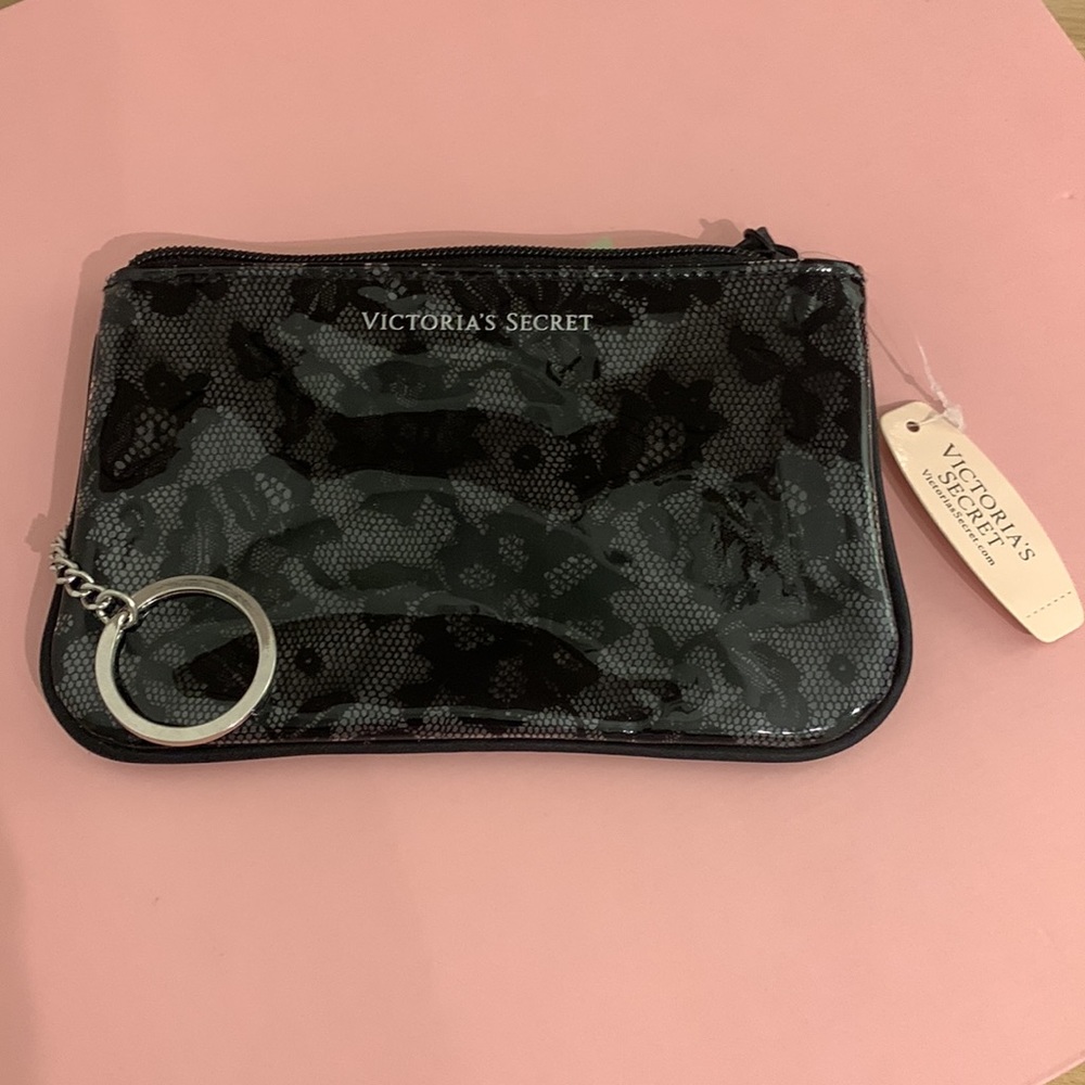 NEW !Victoria’s Secret mini clutch wallet black
